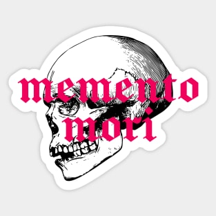 memento mori Sticker